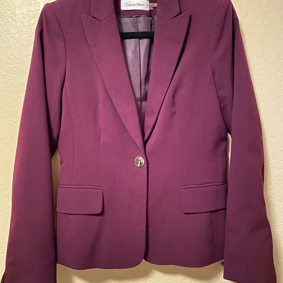 NWOT Calvin Klein Suit Jacket - Picture 3 of 4